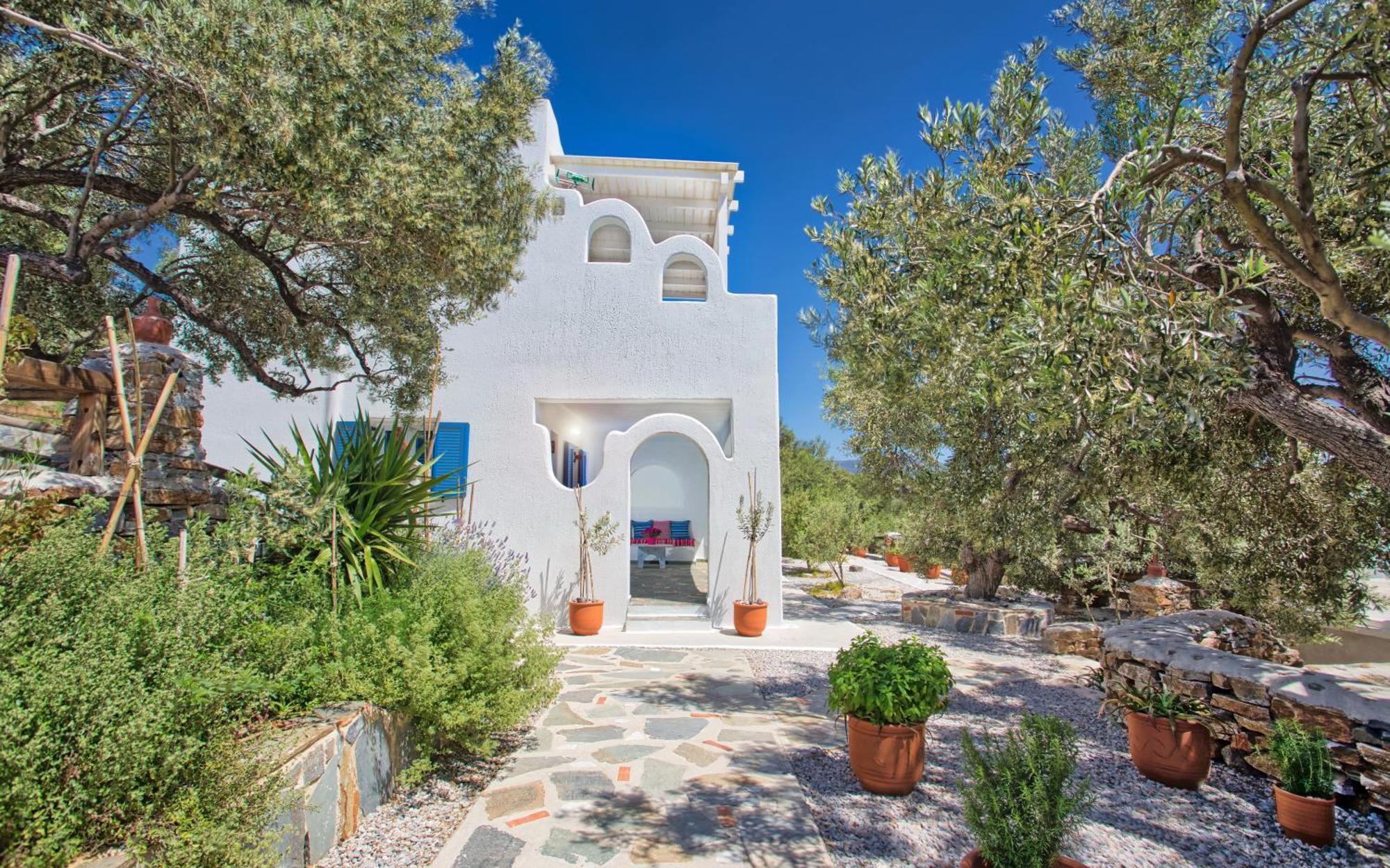 Aspra Chomata Villas Каристос Экстерьер фото